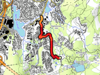 Smøråsfjellet von Apeltunveien