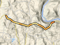 Snyder Pond Climb z Delaware River
