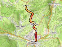 Sommerberg von Gersfeld über fliegerstrasse