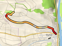 Speiersberg z Wipfeld przez Eulogius-Schneider-Strasse
