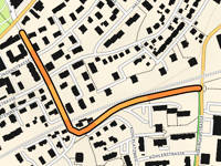 Spitalstrasse via Parkweg