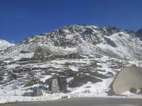 Splügenpass from Splügen