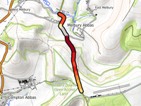 Spread Eagle Hill via Melbury Abbas