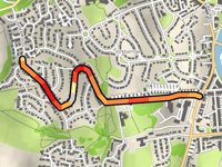 Stainbank Road via Vicarage Drive