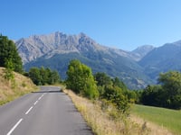 Station de Réallon from Savines le Lac