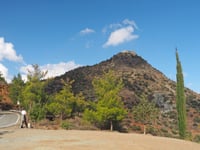 Stavrovouni Monastery from Kornos
