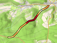 Steigerwald Höhenstrasse da Unterschleichach