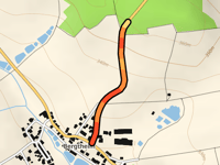 Steigung von Bergtheim von Bergtheim