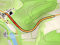 Steigung von Böminghausen von Bömighausen