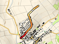 Steigung von Schwebenried z Schulstrasse