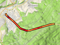 Steingeruettelkopf desde Morbach por Hochwaldstrasse