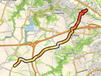Steinhübel da Mobschatz via Am Berg