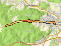 Stellerskuppe da Bad Hersfeld via Fritz-Rechberg-Strasse