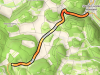 Stettener Strasse vanuit Stetten unter Holstein