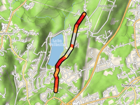 Stonybrook Road from Lake Valhalla