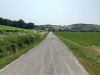 Strada Balbate from Meldola