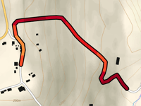 Strada Braganica via Contrada Castellarso Ete