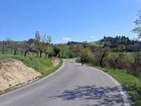 Strada Ceppareto depuis Fratta Terme