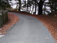Strada Comunale dell'Agogna from Pian del Gatto
