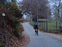 Strada Comunale dell'Agogna from Pian del Gatto