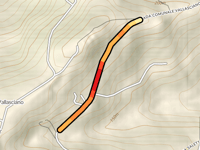 Strada Comunale Vallasciano from Salette