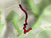 Strada da delle Valli da Fosso di Montenero
