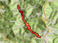 Strada dell' Alpe di Cavarzano desde Vernio