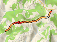 Strada di Poneta da Vico d'Elsa