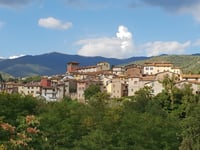 Strada Panoramica del Pratomagno from Loro Ciuffenna