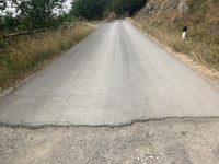 Strada Panoramica del Pratomagno from Loro Ciuffenna