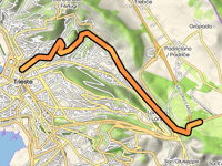Strada per Basovizza über Via Fabio Severo
