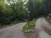 Strada per Savogno from Santa Croce
