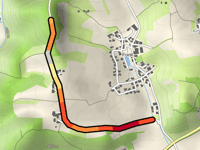 Strohberg desde Moosthenning
