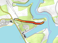 Barrage de la Plate Taille da Lac de l'Eau d'Heure