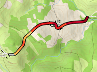 Suc du Perier von Ruisseau de Prades über La Breure