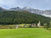 Sulden / Solda from Prad am Stilfser Joch / Prato allo Stelvio