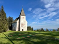 Sveti Areh na Pohorju from Spodnje Hoče