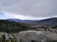 Swan Lake from Gardiner via Mammoth