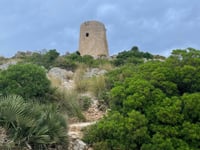 Talaia d'Albercutx from Coll de la Creueta