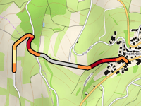 Tambachweg przez Rebenweg