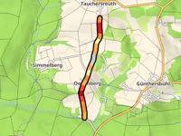 Tauchersreuth / Kurze Leite via Oedenberg