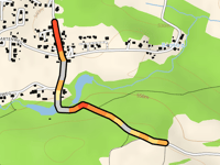 Techelweger Strasse von Schiefling am Wörthersee
