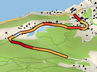 Teichstrasse über Dorfstrasse