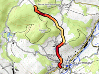 Tête de Saint Pierremont von Lépanges-sur-Vologne
