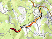 Tête du Houssot z Col de Bonnefontaine