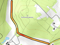 Teufelswaschbecken über Zur Hüggelschlucht