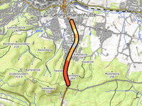 Teutoburger Wald Strasse von Georgsmarienhütte