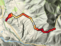 The Zig Zag über Crown Range Road