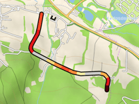 Thenhof przez Thenhofer Strasse