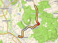 Thierberg from Unterlaimbach